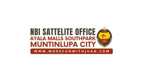 nbi muntinlupa|NBI CLEARANCE .